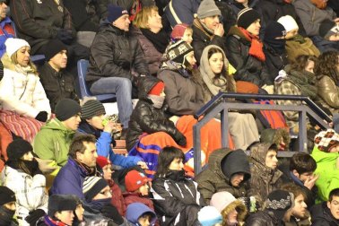 Los aficionados de Osasuna han disfrutado este sábado de la vicoria de su equipo ante el Barcelona