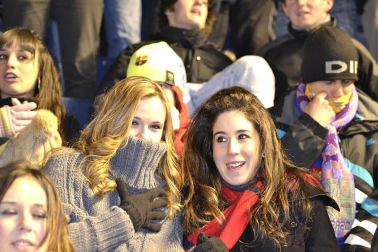 Los aficionados de Osasuna han disfrutado este sábado de la vicoria de su equipo ante el Barcelona