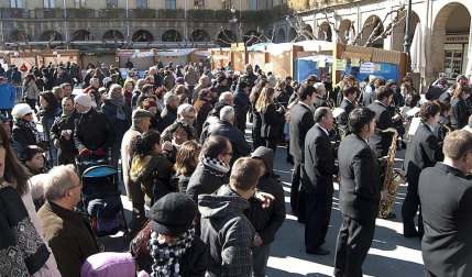 Ferias de Tafalla celebradas el fin de semana del 11 de febrero