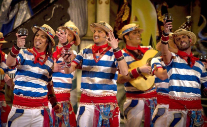 Participación de las chirigotas, comparsas, cuartetos y coros participantes en el Concurso Oficial de Agrupaciones Carnavalescas de la localidad andaluza de Cádiz.