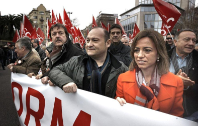 Movilizaciones convocadas por UGT y CCOO en las principales ciudades españolas como protesta y rechazo a la reforma laboral aprobada por el Gobierno de Rajoy.