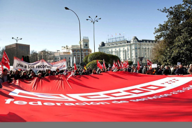 Movilizaciones convocadas por UGT y CCOO en las principales ciudades españolas como protesta y rechazo a la reforma laboral aprobada por el Gobierno de Rajoy.