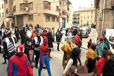 Ambiente, colorido, disfraces y multitud de personajes en las celebraciones de los Carnavales 2012 por las calles de Tafalla.