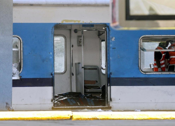 Imágenes tomadas tras al accidente ferroviario de Buenos Aires de este miércoles 22 de febrero