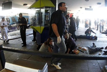 Imágenes tomadas tras al accidente ferroviario de Buenos Aires de este miércoles 22 de febrero
