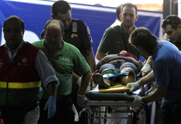 Imágenes tomadas tras al accidente ferroviario de Buenos Aires de este miércoles 22 de febrero