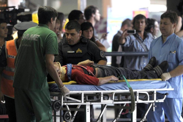 Imágenes tomadas tras al accidente ferroviario de Buenos Aires de este miércoles 22 de febrero