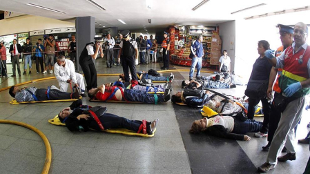 Imágenes tomadas tras al accidente ferroviario de Buenos Aires de este miércoles 22 de febrero
