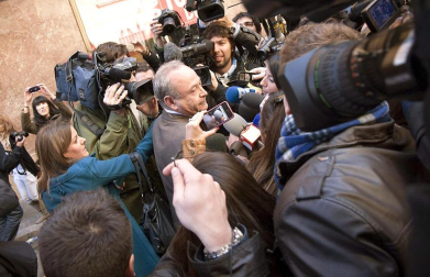 Varias imágenes de la llegada de Urdangarín a los juzgados de Palma