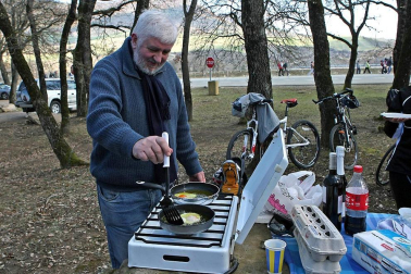 Peregrinos marchan a Javier en las ediciones de los años 2008, 2009, 2010 y 2011.