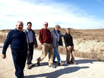 Imágenes de los peregrinos que parten desde la Ribera hacia Javier