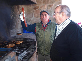 Imágenes de los peregrinos que parten desde la Ribera hacia Javier