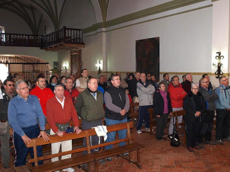 Imágenes de los peregrinos que parten desde la Ribera hacia Javier
