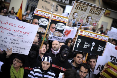 Varias imágenes de la llegada de Urdangarín a los juzgados de Palma