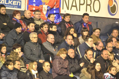 Los aficionados de Osasuna han disrutado con la victoria de su equipo ante el Athletic