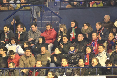 Los aficionados de Osasuna han disrutado con la victoria de su equipo ante el Athletic