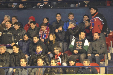 Los aficionados de Osasuna han disrutado con la victoria de su equipo ante el Athletic