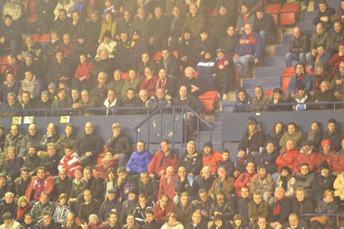 Los aficionados de Osasuna han disrutado con la victoria de su equipo ante el Athletic