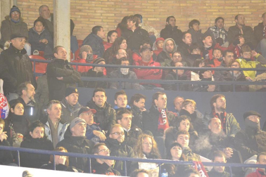 Los aficionados de Osasuna han disrutado con la victoria de su equipo ante el Athletic