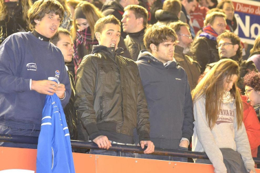 Los aficionados de Osasuna han disrutado con la victoria de su equipo ante el Athletic