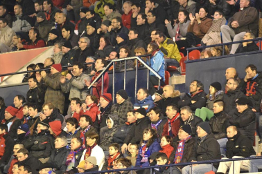 Los aficionados de Osasuna han disrutado con la victoria de su equipo ante el Athletic