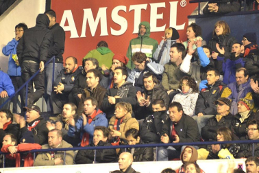 Los aficionados de Osasuna han disrutado con la victoria de su equipo ante el Athletic