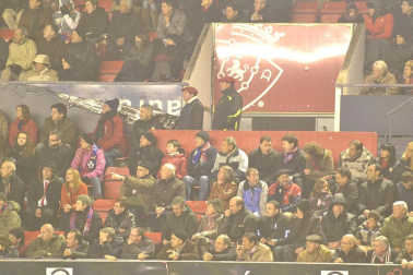 Los aficionados de Osasuna han disrutado con la victoria de su equipo ante el Athletic