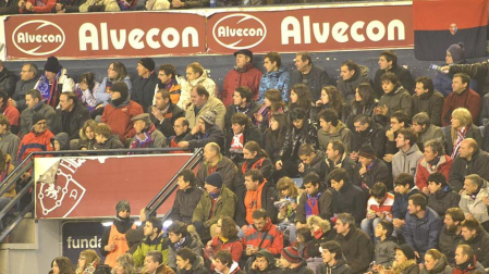 Los aficionados de Osasuna han disrutado con la victoria de su equipo ante el Athletic