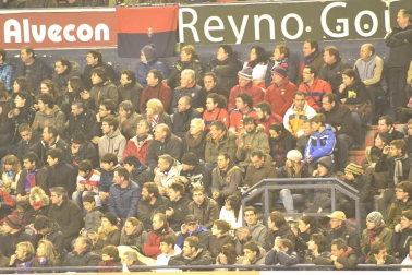 Los aficionados de Osasuna han disrutado con la victoria de su equipo ante el Athletic