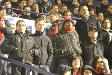 Los aficionados de Osasuna han disrutado con la victoria de su equipo ante el Athletic