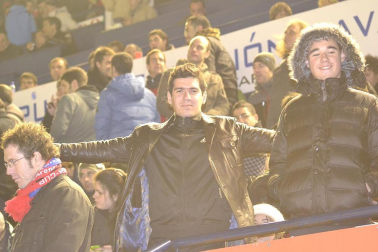 Los aficionados de Osasuna han disrutado con la victoria de su equipo ante el Athletic