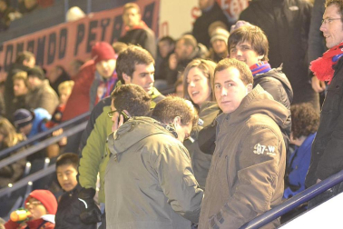 Los aficionados de Osasuna han disrutado con la victoria de su equipo ante el Athletic
