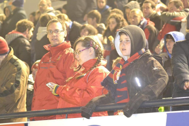 Los aficionados de Osasuna han disrutado con la victoria de su equipo ante el Athletic