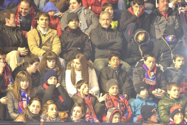 Los aficionados de Osasuna han disrutado con la victoria de su equipo ante el Athletic