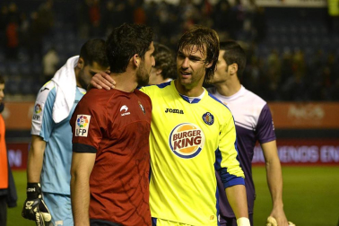 Imágenes del partido entre Osasuna y Getafe, que ha terminado con empate a cero en el marcador.