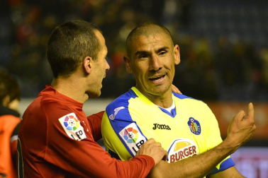 Imágenes del partido entre Osasuna y Getafe, que ha terminado con empate a cero en el marcador.