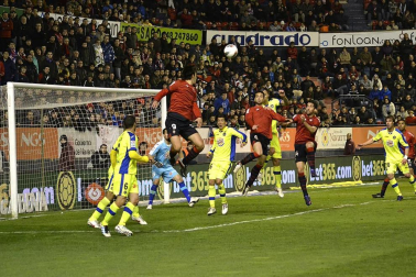 Imágenes del partido entre Osasuna y Getafe, que ha terminado con empate a cero en el marcador.