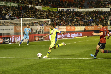 Imágenes del partido entre Osasuna y Getafe, que ha terminado con empate a cero en el marcador.