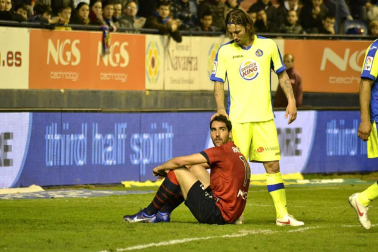 Imágenes del partido entre Osasuna y Getafe, que ha terminado con empate a cero en el marcador.