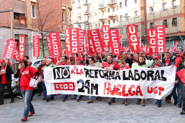 Imágenes de la Huelga General en Pamplona y Comarca