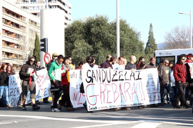 Imágenes de la Huelga General en Pamplona y Comarca