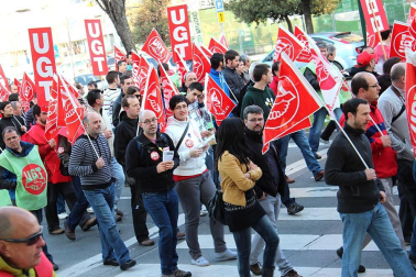 Imágenes de la Huelga General en Pamplona y Comarca