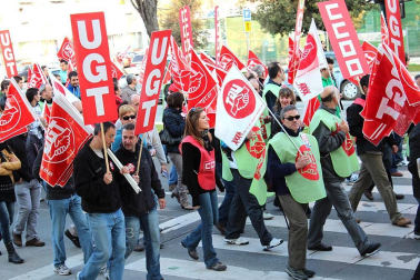 Imágenes de la Huelga General en Pamplona y Comarca