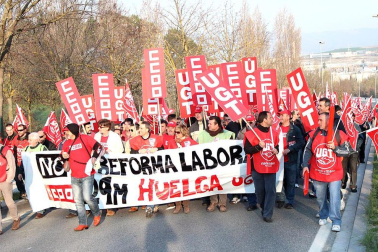 Imágenes de la Huelga General en Pamplona y Comarca