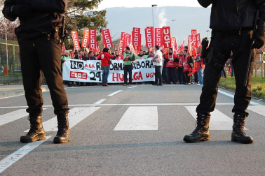 Imágenes de la Huelga General en Pamplona y Comarca