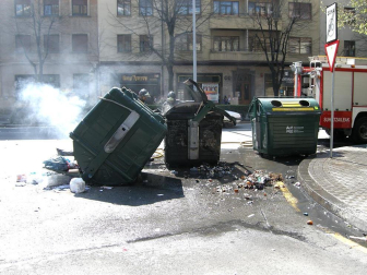 Imágenes de la Huelga General en Pamplona y Comarca
