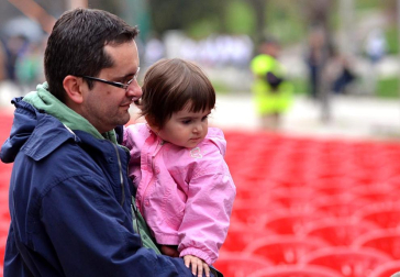 Varias imágenes del homenaje celebrado en Sarajevo por las víctimas de la guerra de Bosnia