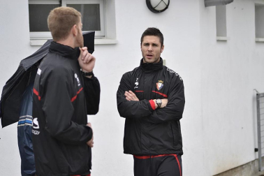 Imágenes del entrenamiento de Osasuna en Tajonar