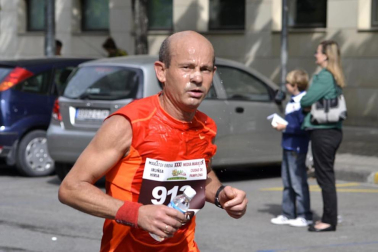 Imágenes de la Media Maratón que ha tenido lugar este domingo en Pamplona