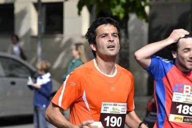 Imágenes de la Media Maratón que ha tenido lugar este domingo en Pamplona